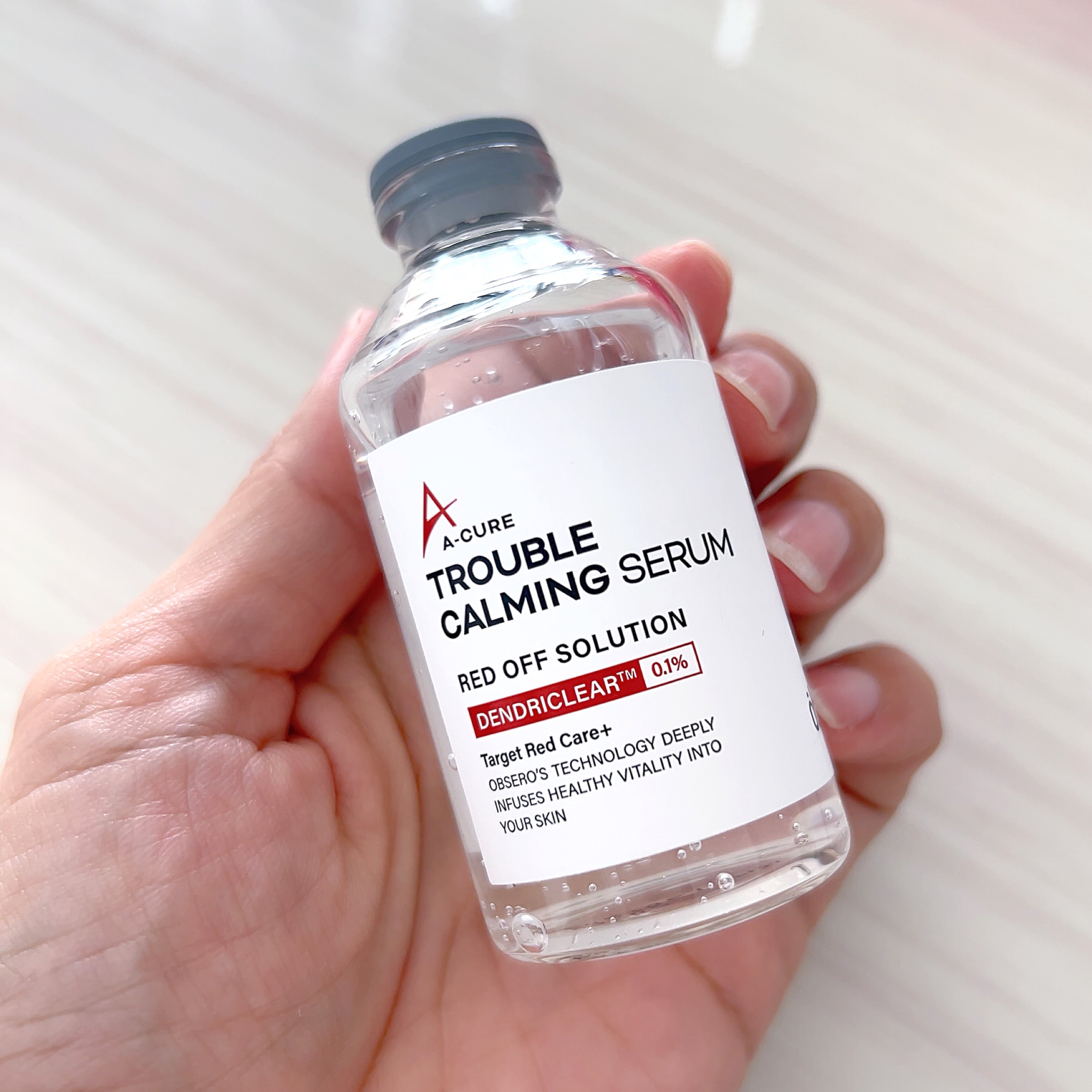 エーキュアトラブルカーミングセラム/obsero/美容液を使ったクチコミ（2枚目）