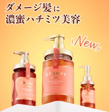 Creamy EXダメージリペアシャンプー1.0/ヘアトリートメント2.0/&honey/シャンプー・コンディショナーを使ったクチコミ（3枚目）