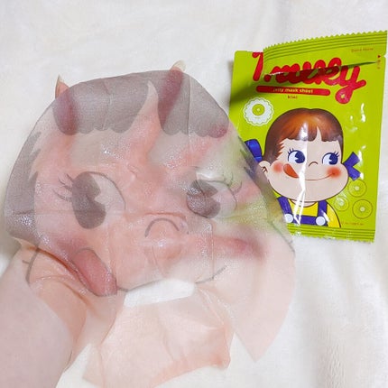 ホリカホリカ スイートペコエディション ペコちゃんピュアエッセンスゼリーマスクシート/HOLIKA HOLIKA/シートマスク・パックを使ったクチコミ(2枚目)