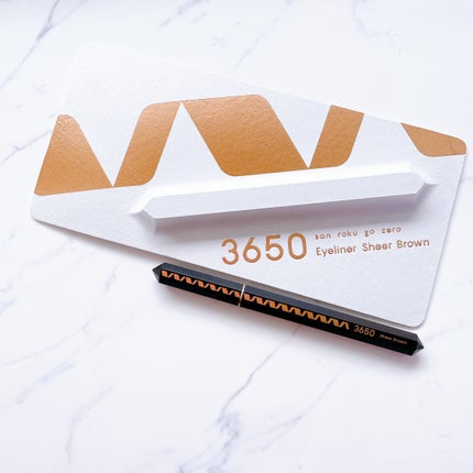 リキッドアイライナー シアーブラウン(Sheer Brown)/3650/リキッドアイライナーを使ったクチコミ(1枚目)