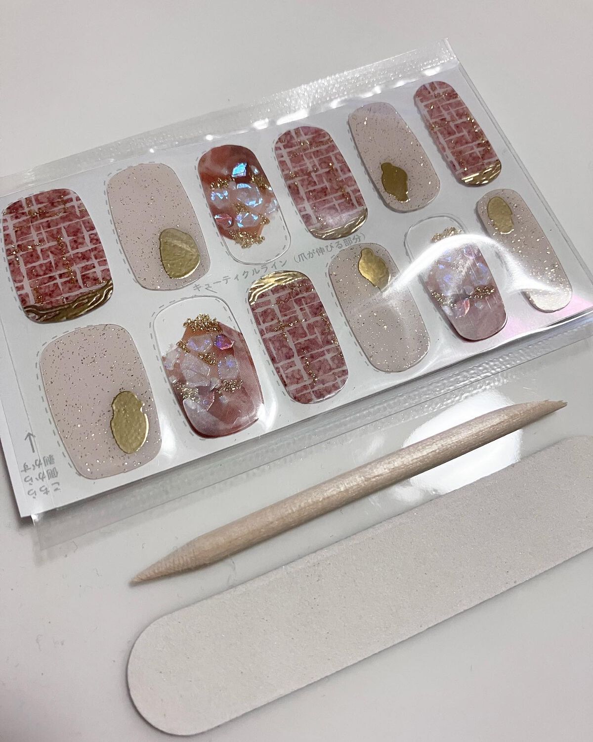 リアルジェルネイルシール/BEAUTY AVENUE/ネイルシールを使ったクチコミ（3枚目）