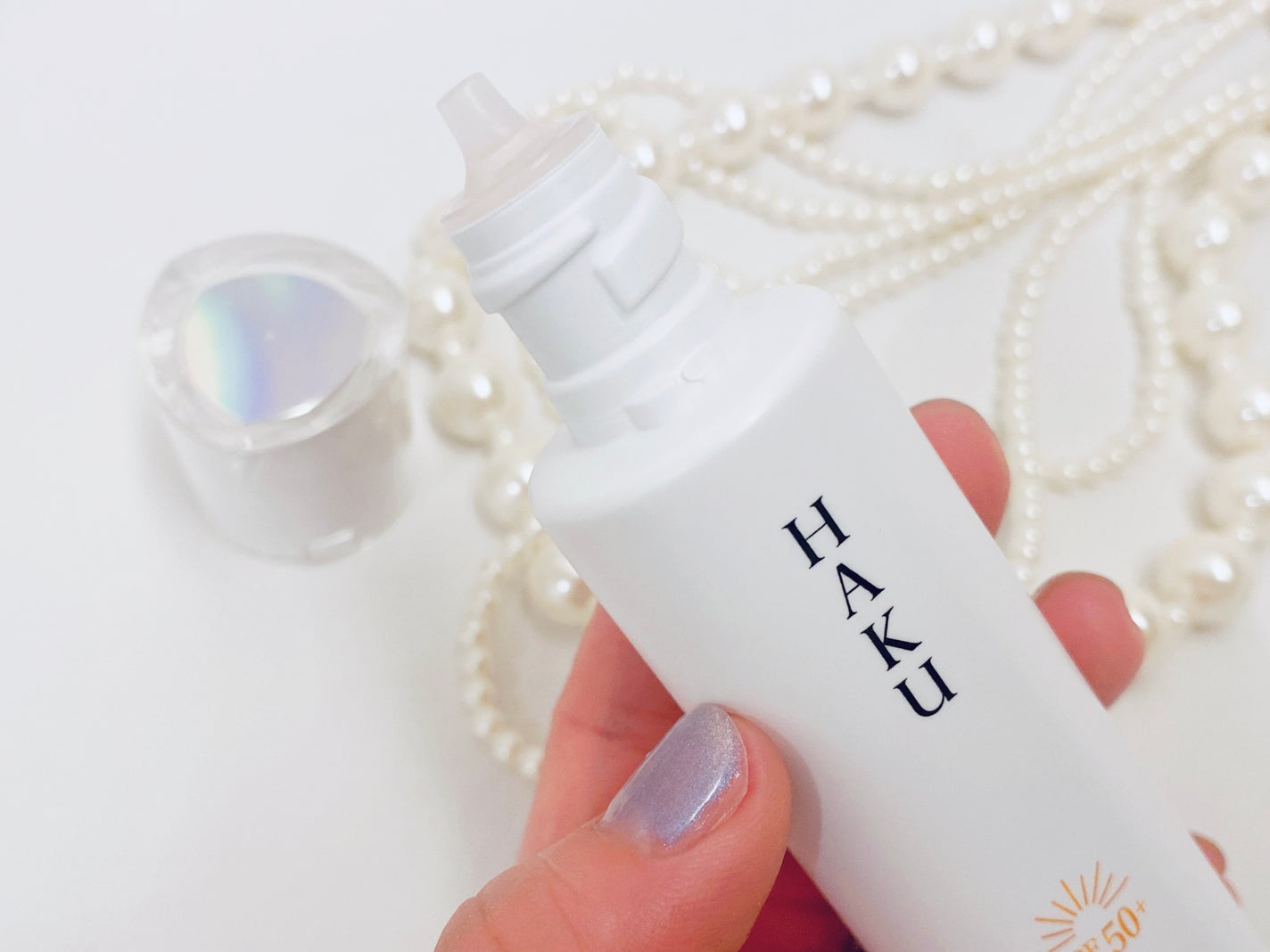 薬用 日中美白美容液UV/HAKU/日焼け止めローションを使ったクチコミ(2枚目)