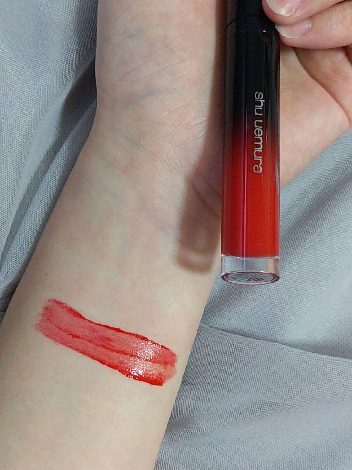 ラック シュプリア/shu uemura/リップグロスを使ったクチコミ（3枚目）