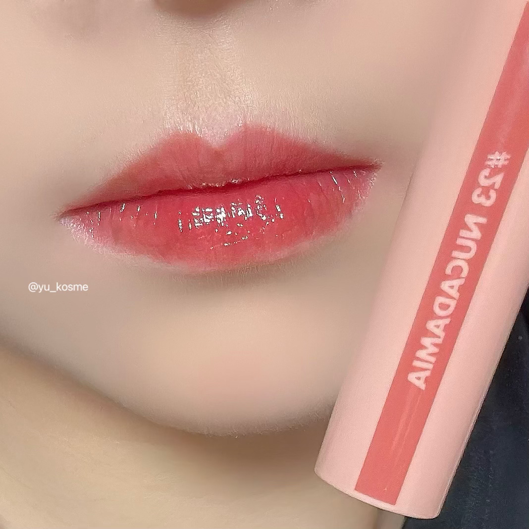 ジューシーラスティングティント/rom&nd/リップティントを使ったクチコミ（3枚目）