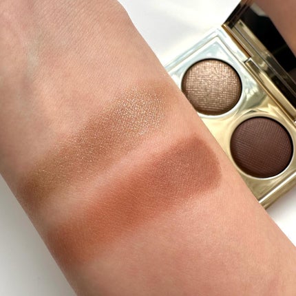 リュクス アイシャドウ デュオ ラストダンス/BOBBI BROWN/アイシャドウパレットを使ったクチコミ(3枚目)