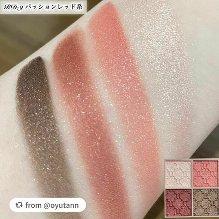 グロッシーリッチ アイズ N/Visée/アイシャドウパレットを使ったクチコミ(8枚目)