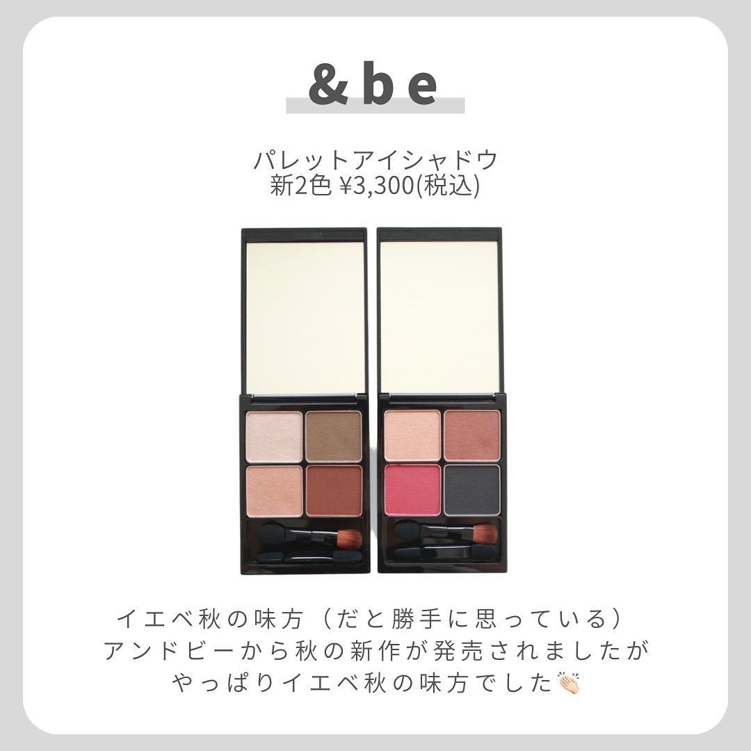 &be パレットアイシャドウ/&be/アイシャドウパレットを使ったクチコミ(2枚目)