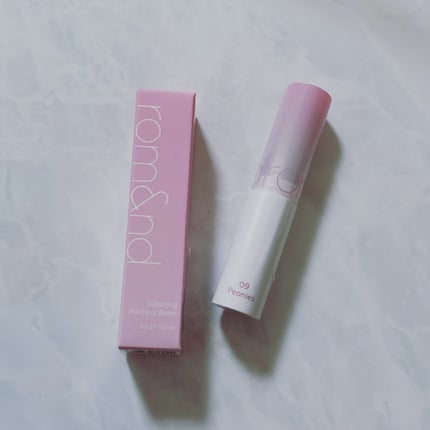 グラスティングメルティングバーム/rom&nd/リップバームを使ったクチコミ(2枚目)