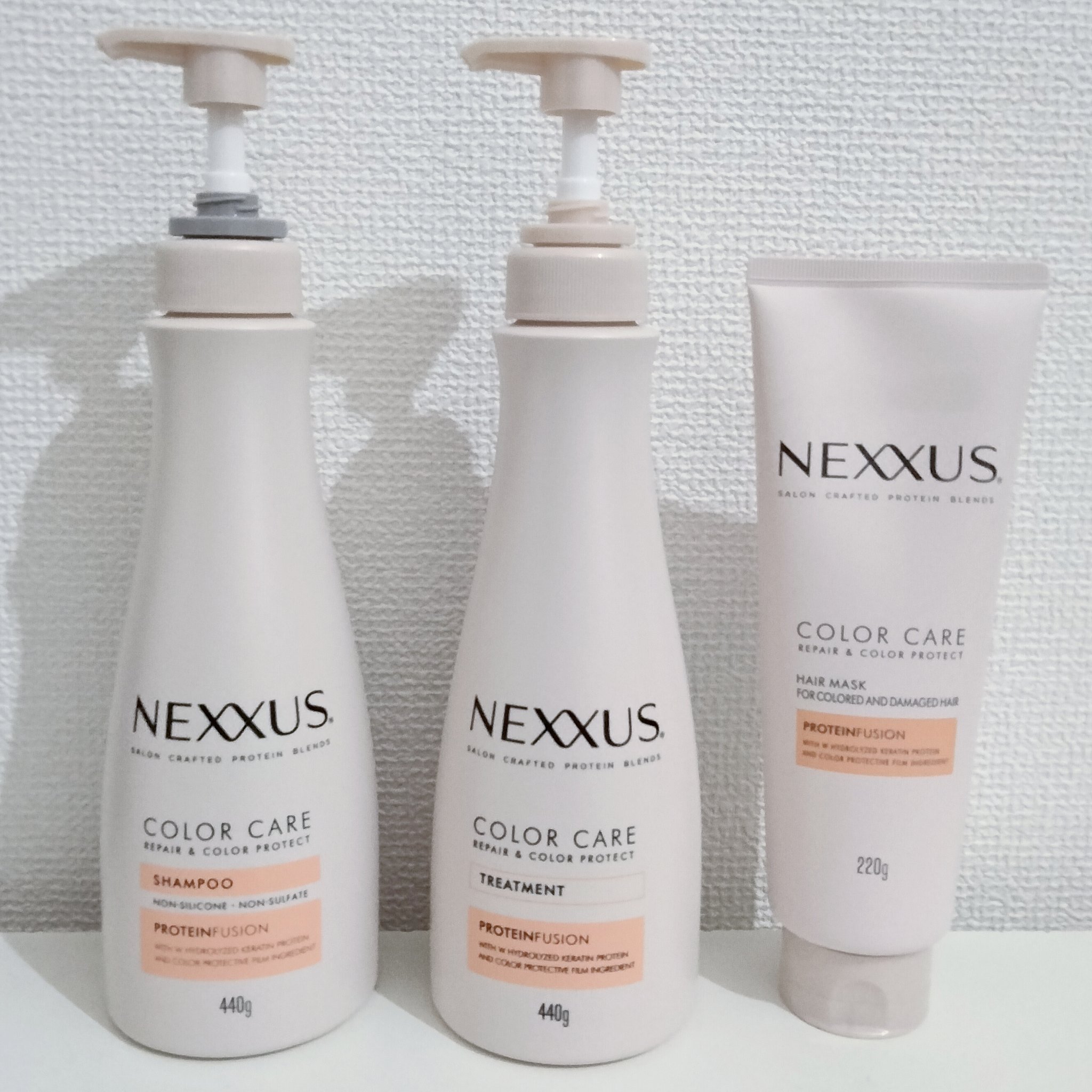 ネクサス リペア＆カラープロテクト シャンプー／トリートメント シャンプー本体 440g/NEXXUS(ネクサス)/市販シャンプーを使ったクチコミ（2枚目）