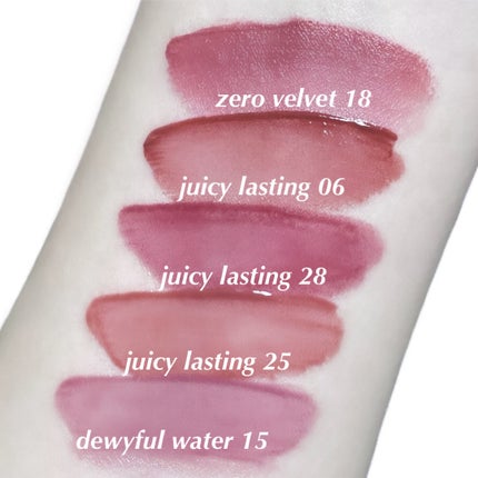 ジューシーラスティングティント/rom&nd/リップティントを使ったクチコミ(4枚目)