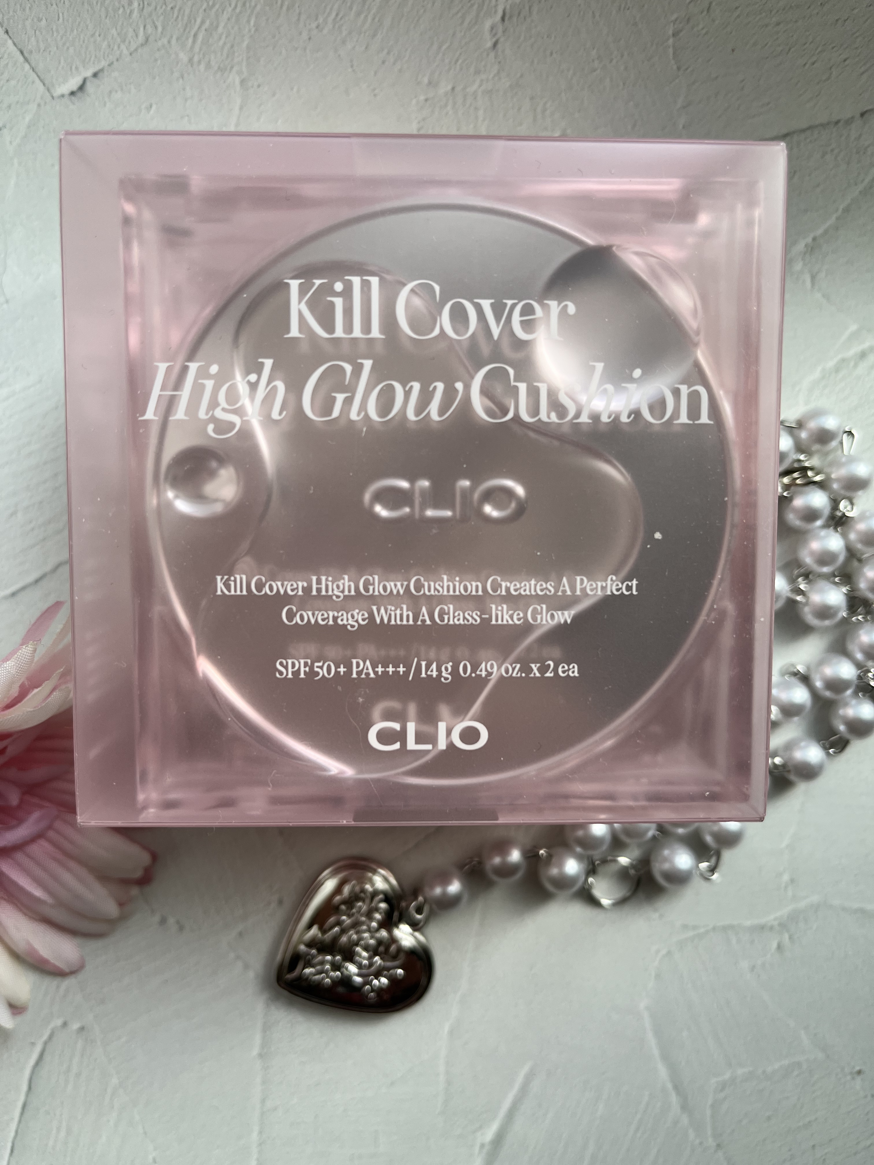 キル カバー ハイ グロウ クッション 04 ジンジャー(GINGER)/CLIO/クッションファンデーションを使ったクチコミ（2枚目）