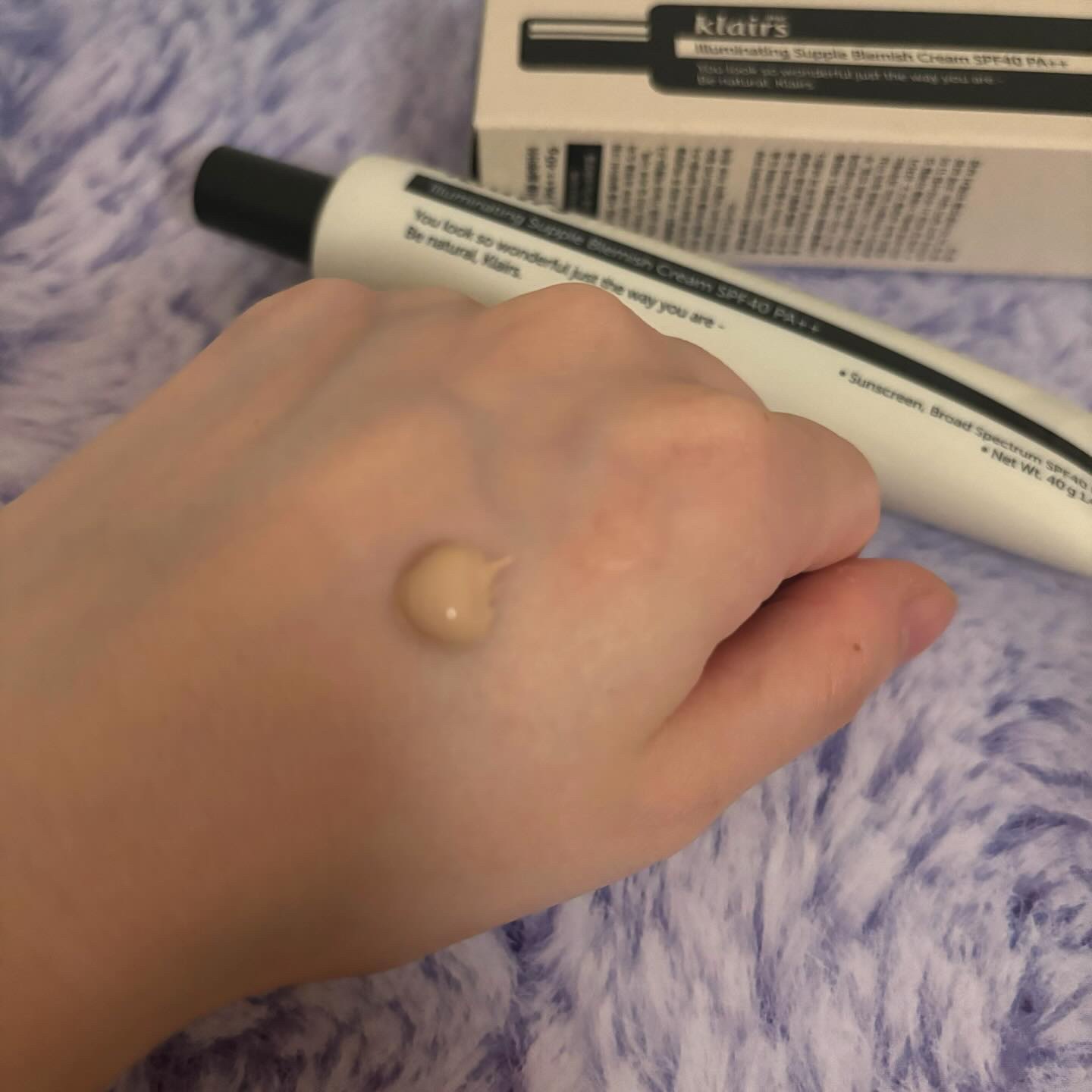 イルミネーティングサプルブレミッシュクリーム(40ml)/Klairs/化粧下地を使ったクチコミ（3枚目）