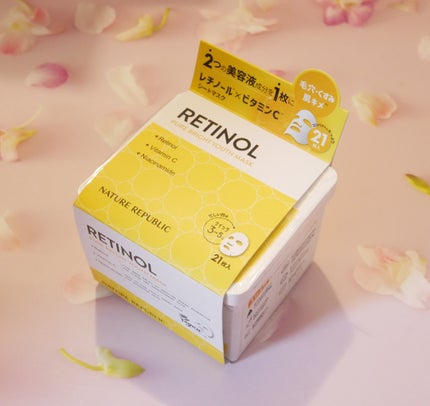 キューブマスク レチノール/ネイチャーリパブリック/シートマスク・パックを使ったクチコミ(1枚目)