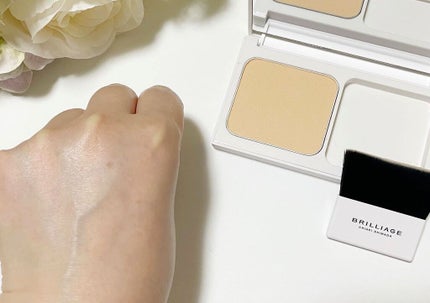 パウダリーファンデーション ソフトシャイニー/ブリリアージュ/パウダーファンデーションを使ったクチコミ(3枚目)