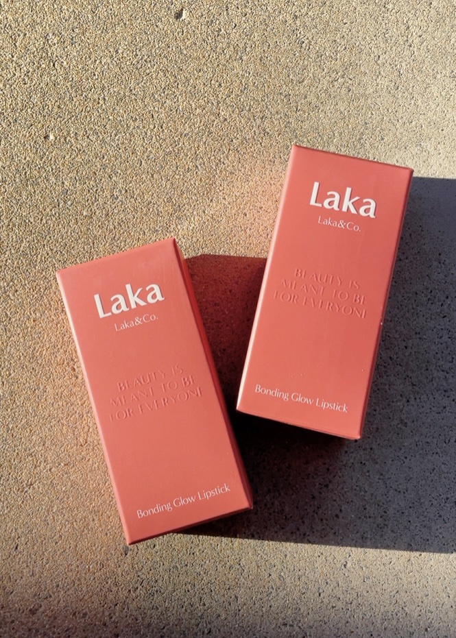 ボンディンググロウリップスティック/Laka/口紅を使ったクチコミ（2枚目）