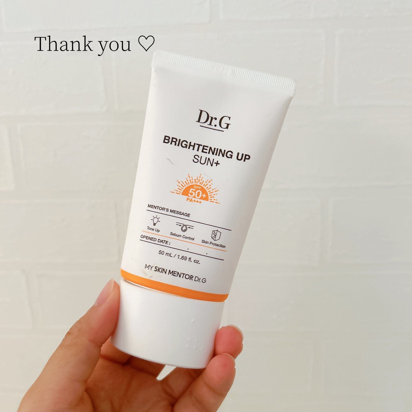 ブライトニングアップサンプラス/Dr.G/日焼け止めクリームを使ったクチコミ(1枚目)