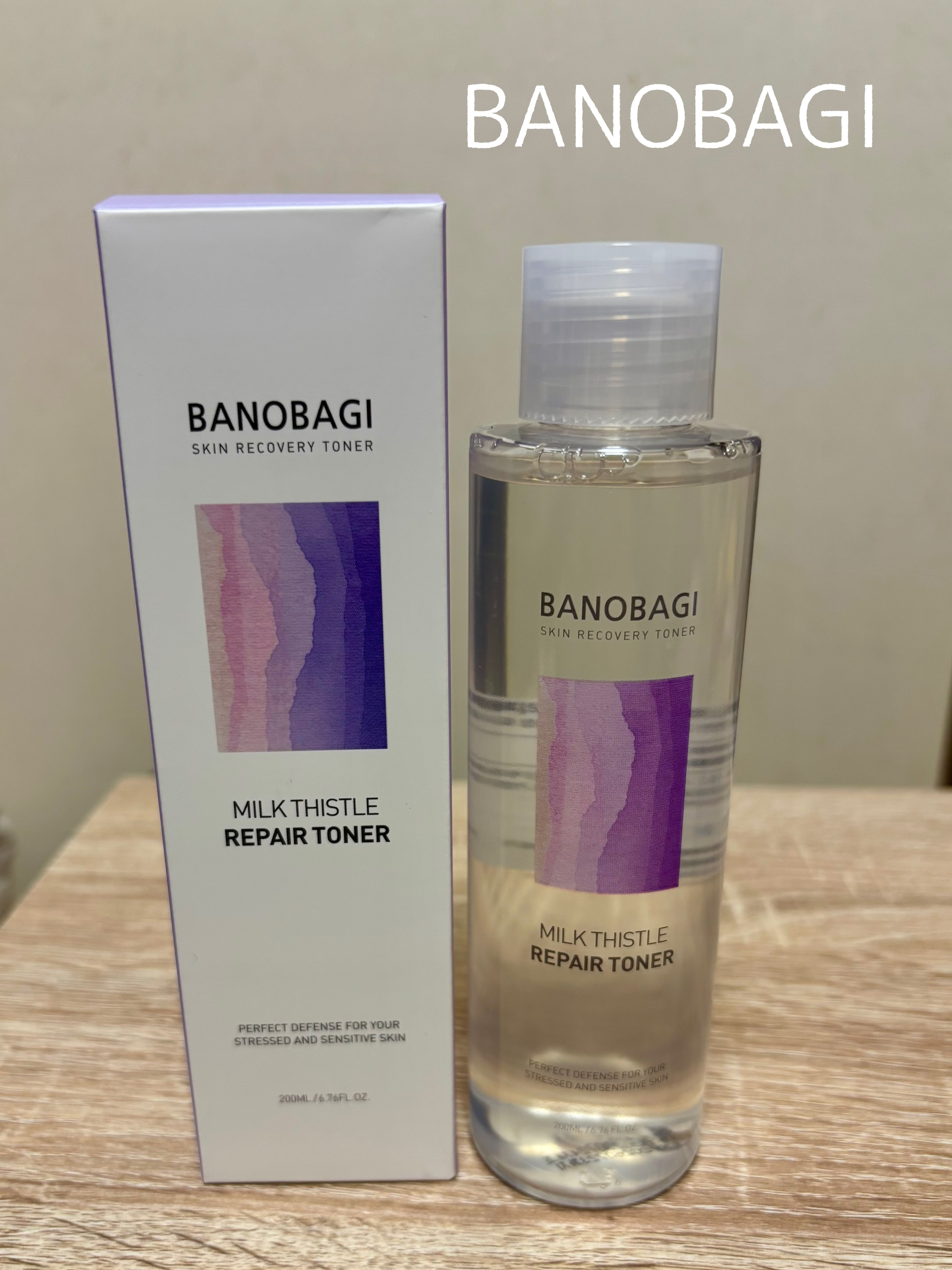 ミルクシスル リペアトナー/BANOBAGI/化粧水を使ったクチコミ（1枚目）