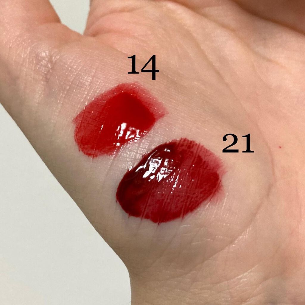 ジューシーラスティングティント/rom&nd/リップティントを使ったクチコミ(6枚目)