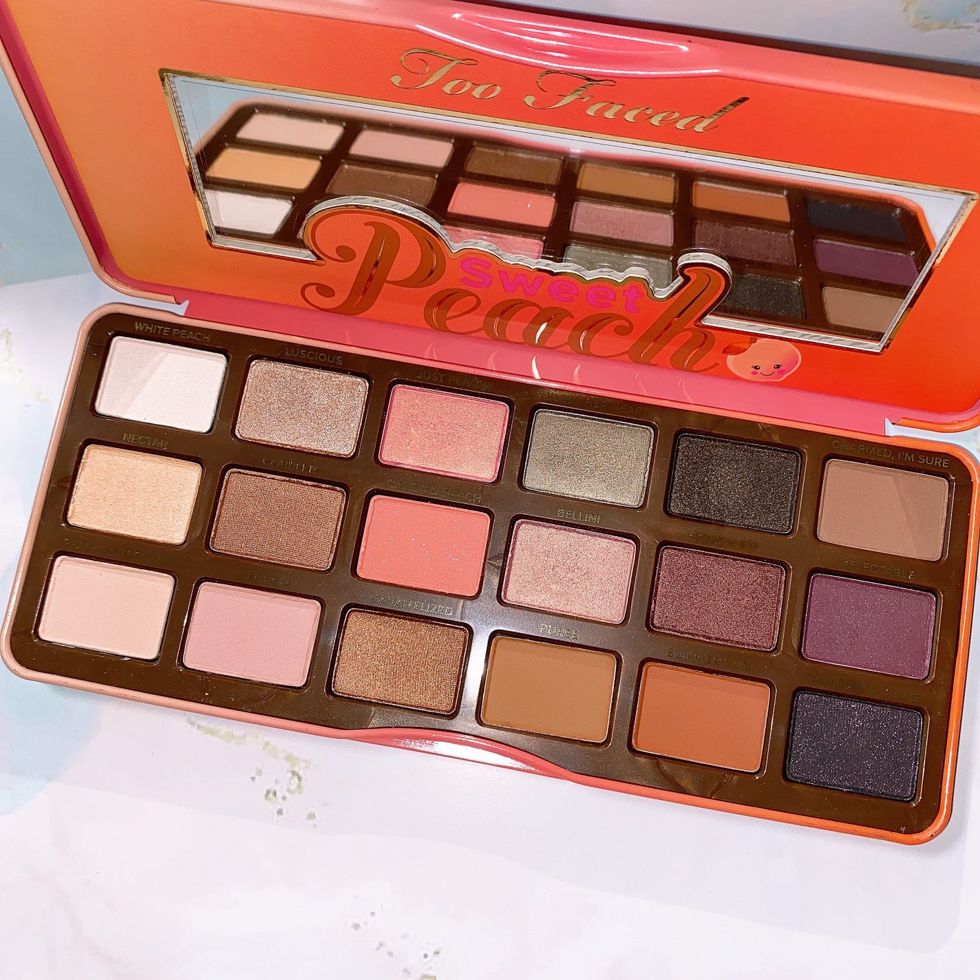 スイートピーチ アイシャドウ パレット/Too Faced/アイシャドウパレットを使ったクチコミ(5枚目)