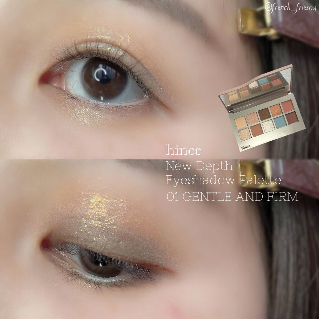 ニューデップスアイシャドウパレット/hince/アイシャドウパレットを使ったクチコミ（1枚目）