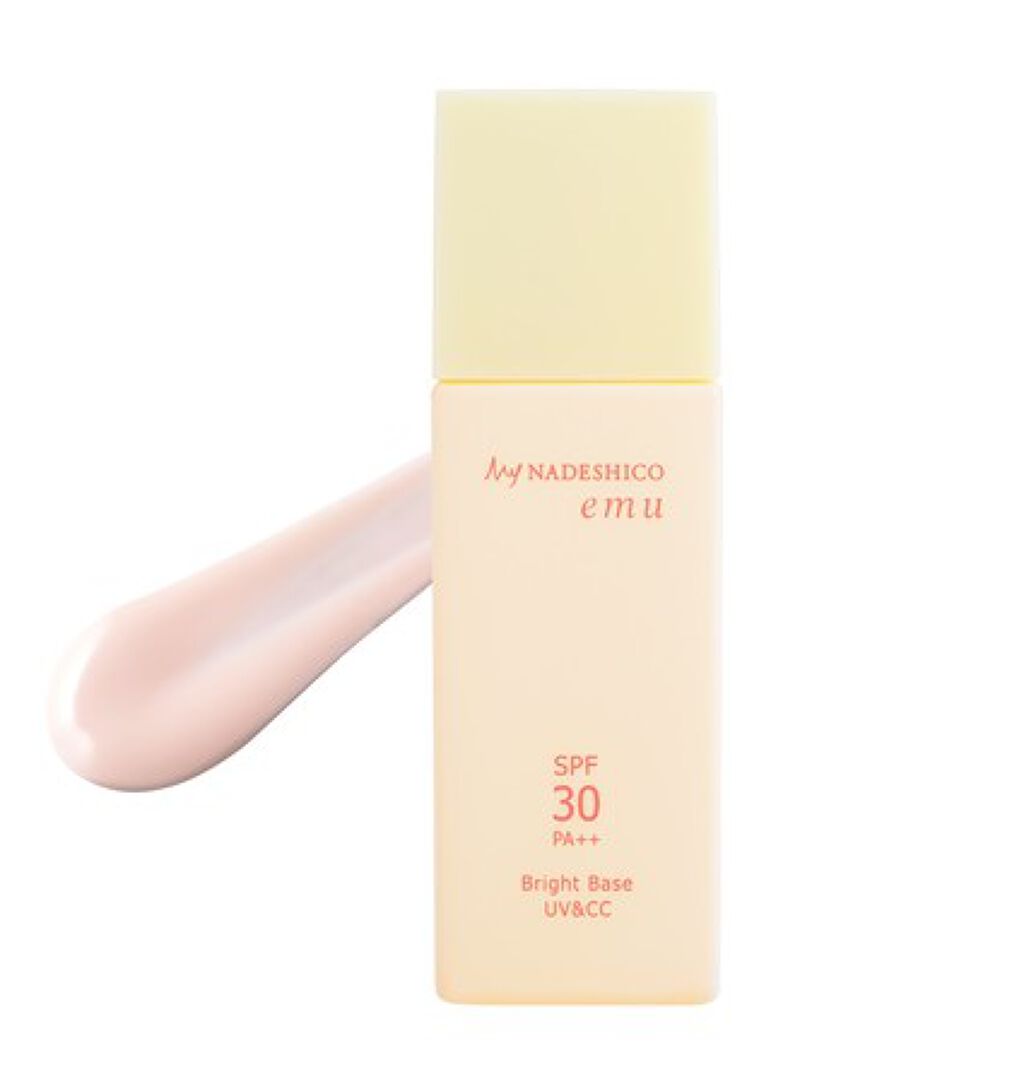 化粧下地 Nadeshiko Bright Base UV&CC SPF30 試してみた】ブライトベースUV&CC My NADESHICO emuのリアルな