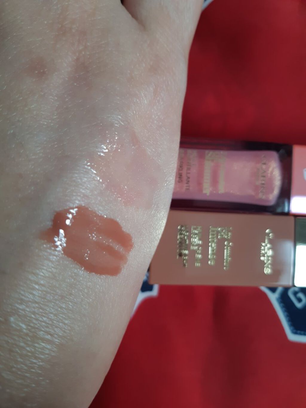 コンフォート リップオイル インテンス/CLARINS/リップグロスを使ったクチコミ(2枚目)