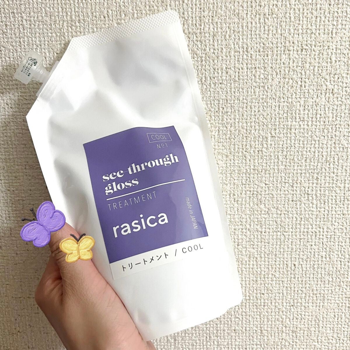 シースルーグロスシャンプー/トリートメント/rasica/市販シャンプーを使ったクチコミ(1枚目)