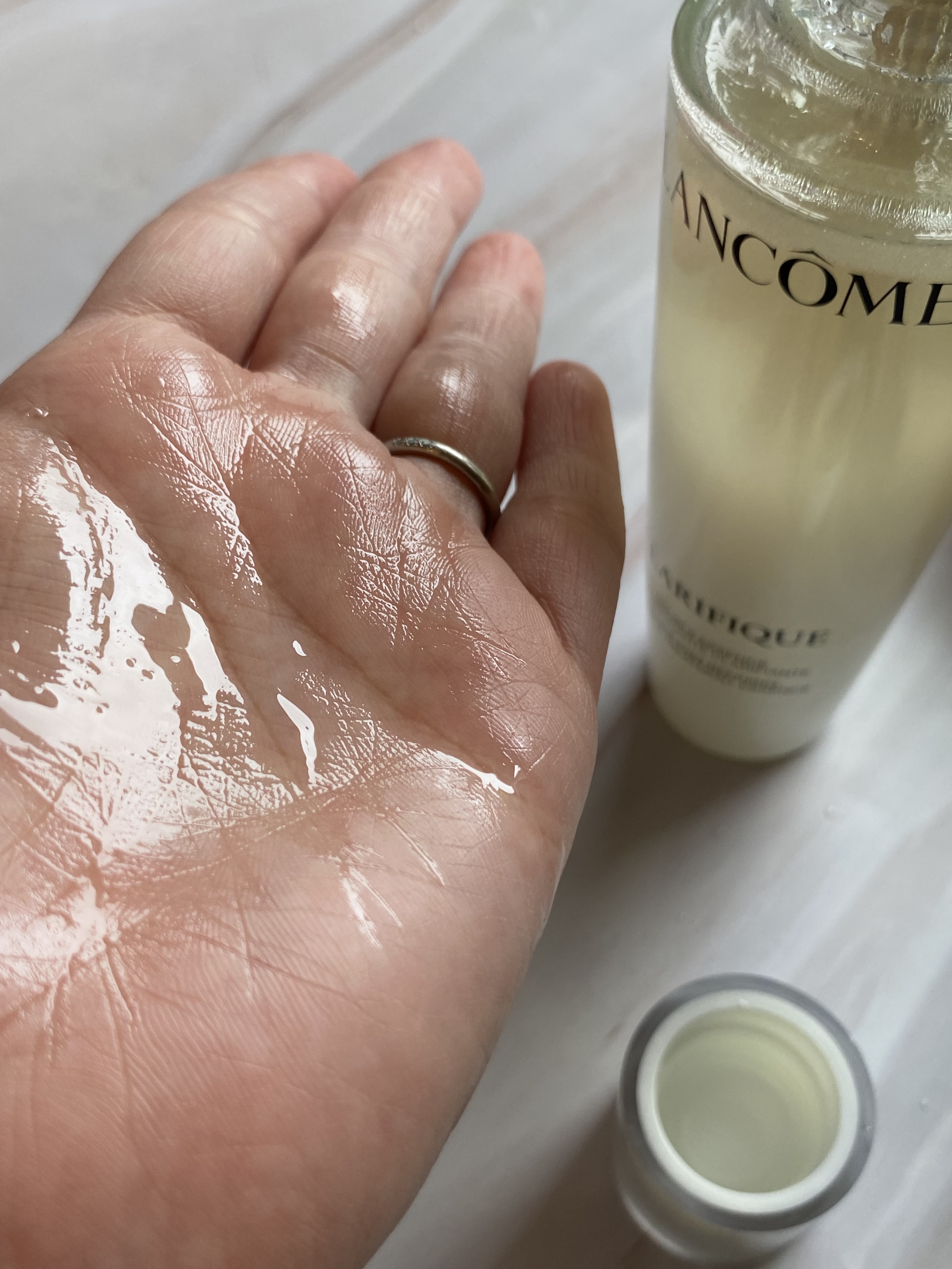 クラリフィック デュアル エッセンス ローション EX/LANCOME/化粧水を使ったクチコミ（2枚目）