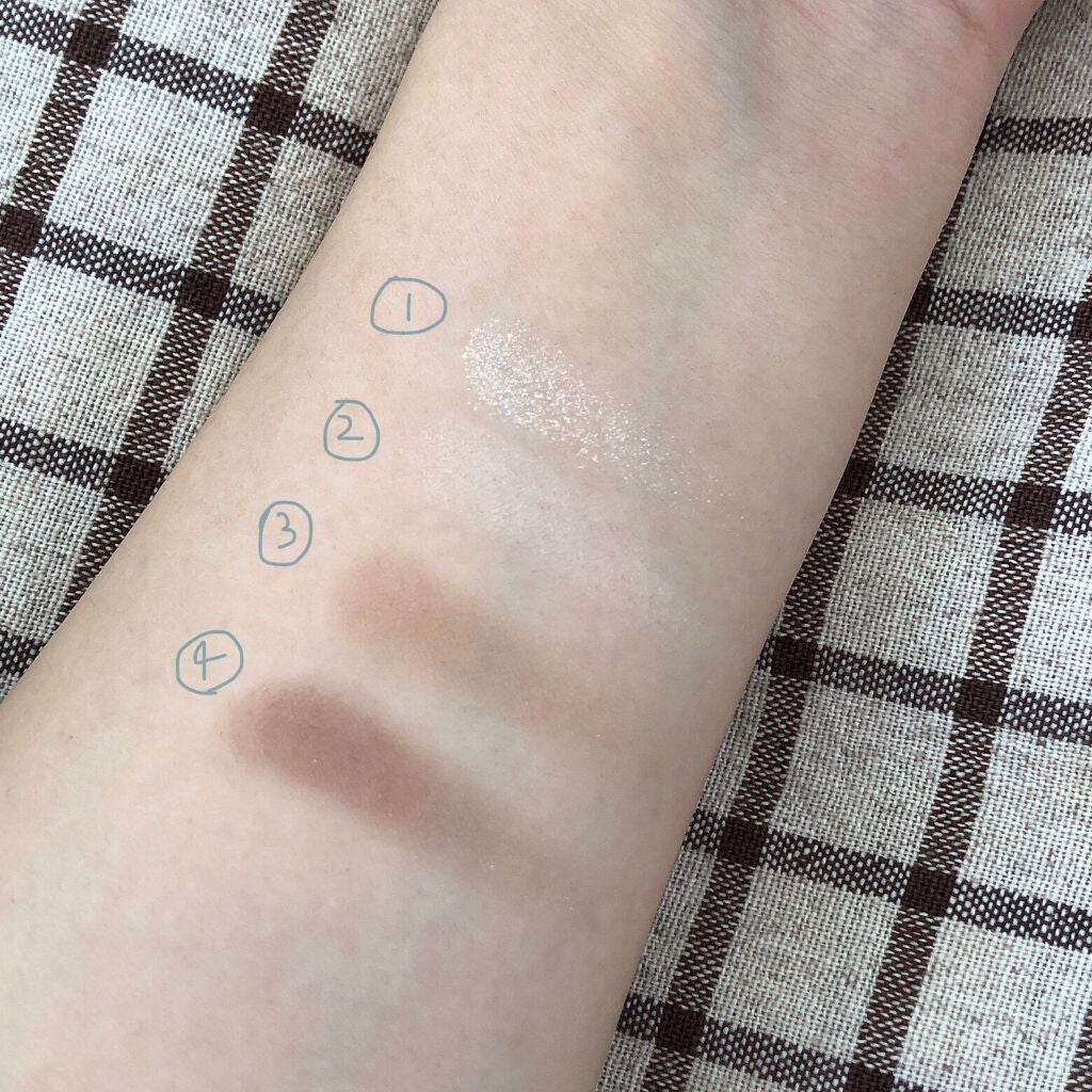 アンダーアイメーカー/dasique/アイシャドウパレットを使ったクチコミ(2枚目)