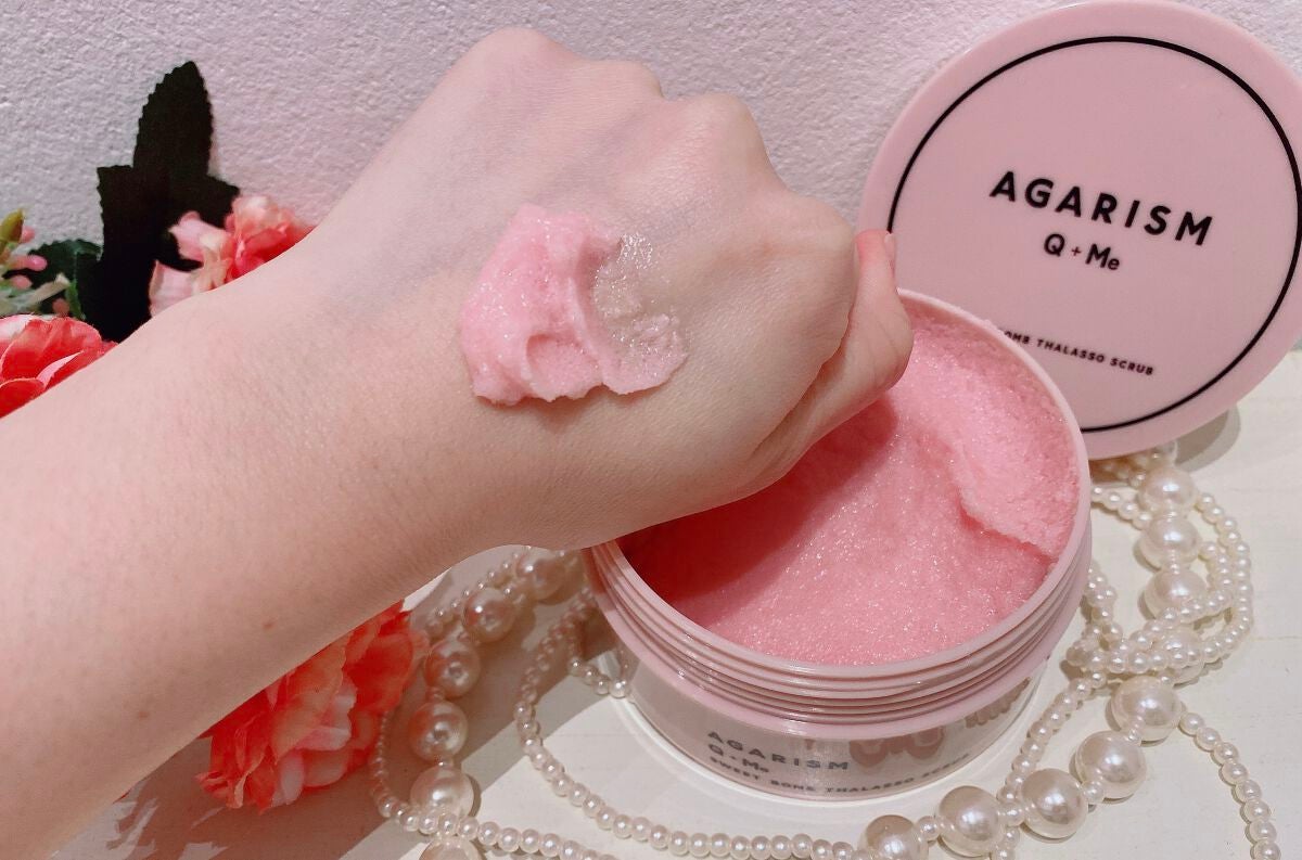 Q+Me スウィート ボム タラソ スクラブ/AGARISM/バスト・ヒップケアを使ったクチコミ(2枚目)
