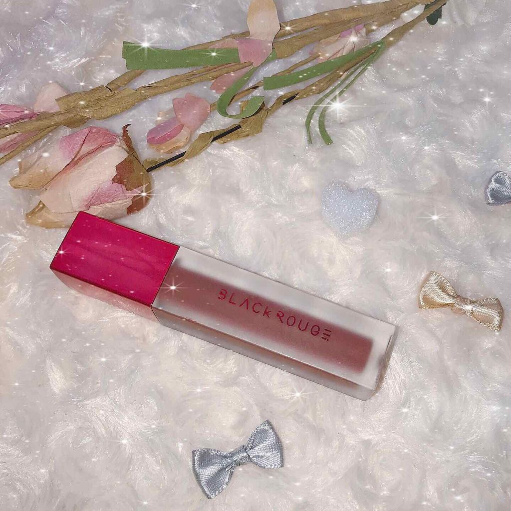 エアフィットベルベットティント/BLACK ROUGE/リップティントを使ったクチコミ(2枚目)