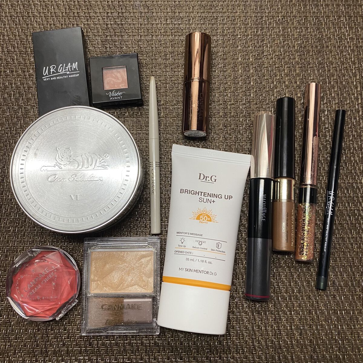 ジェルアイライナー ダークグリーン/U R GLAM/ジェルアイライナーを使ったクチコミ（3枚目）