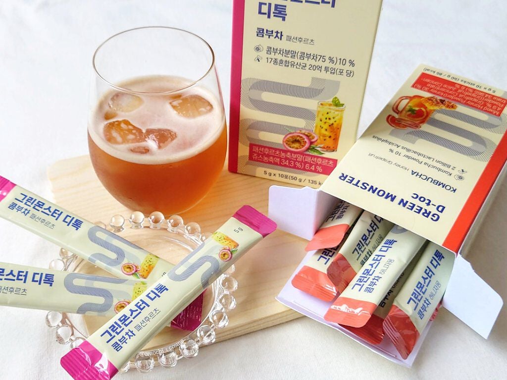 デトックスコンブ茶/グリーンモンスター/コンブチャを使ったクチコミ(1枚目)