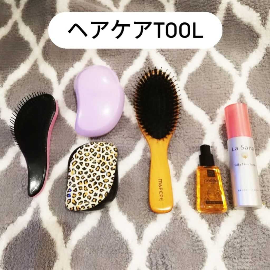 コンパクトスタイラー レオパード/TANGLE TEEZER/ヘアブラシを使ったクチコミ（1枚目）