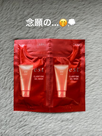 エスト クラリファイイング ジェル ウォッシュ/est/その他洗顔料を使ったクチコミ(1枚目)