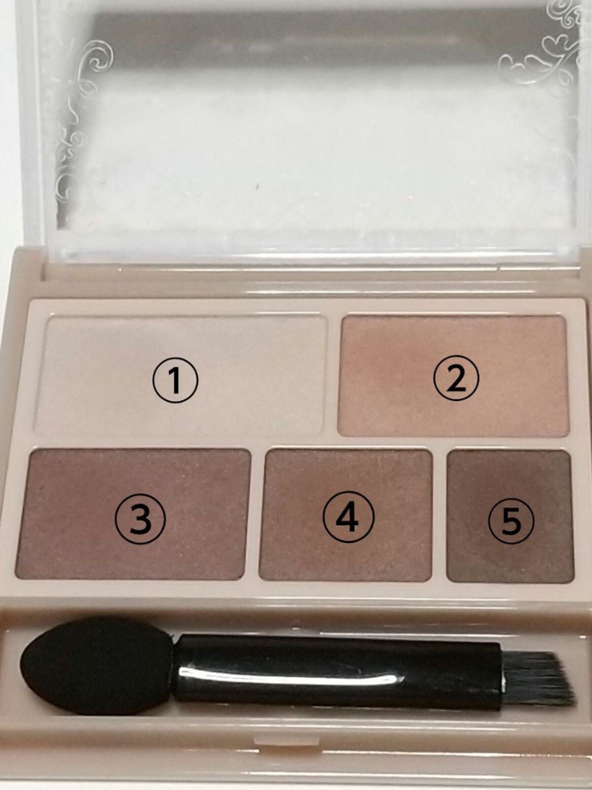 パーフェクトマルチアイズ/キャンメイク/アイシャドウパレットを使ったクチコミ(2枚目)