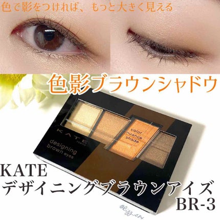 デザイニングブラウンアイズ/KATE/アイシャドウパレットを使ったクチコミ(1枚目)