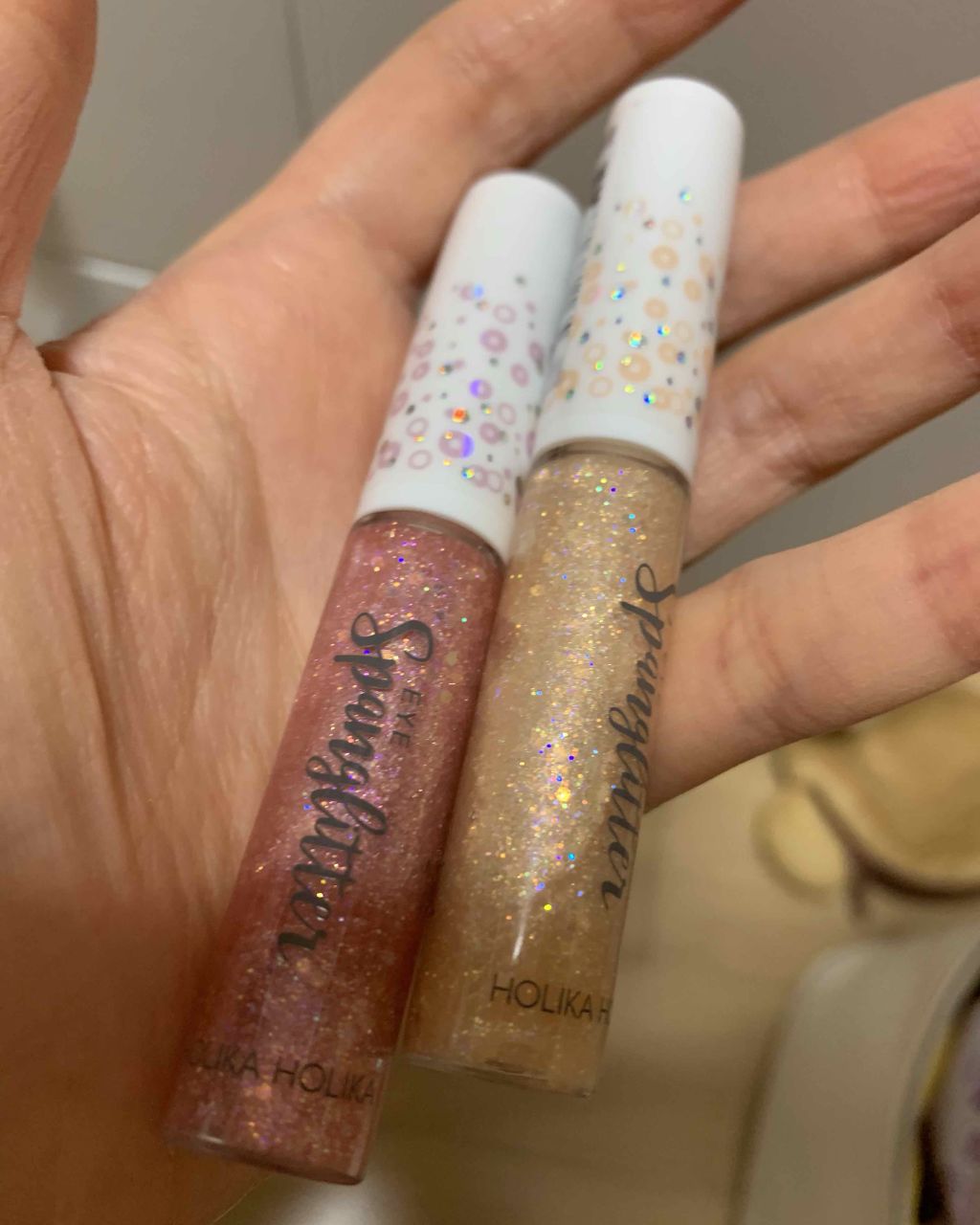 アイスパングルグリッター/HOLIKA HOLIKA/グリッターを使ったクチコミ（1枚目）