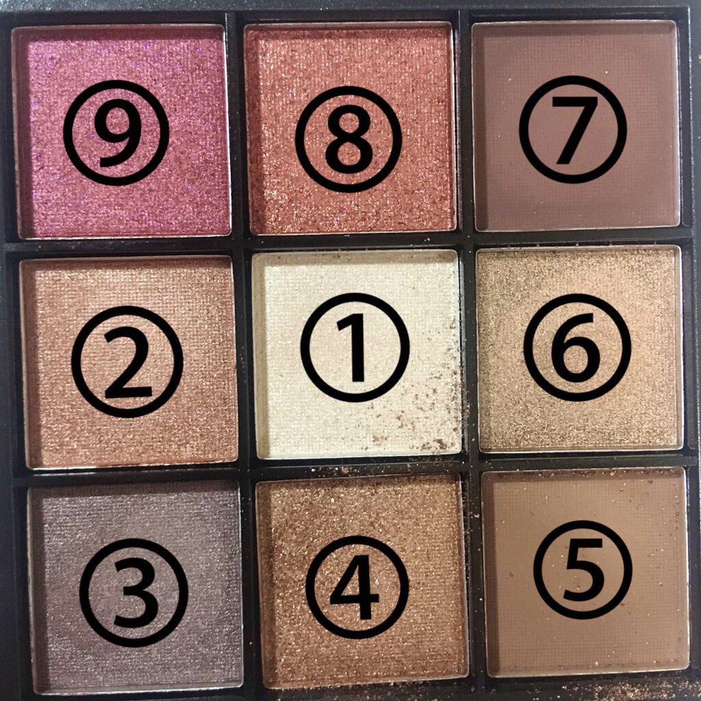 UR GLAM BLOOMING EYE COLOR PALETTE/U R GLAM/アイシャドウパレットを使ったクチコミ(2枚目)