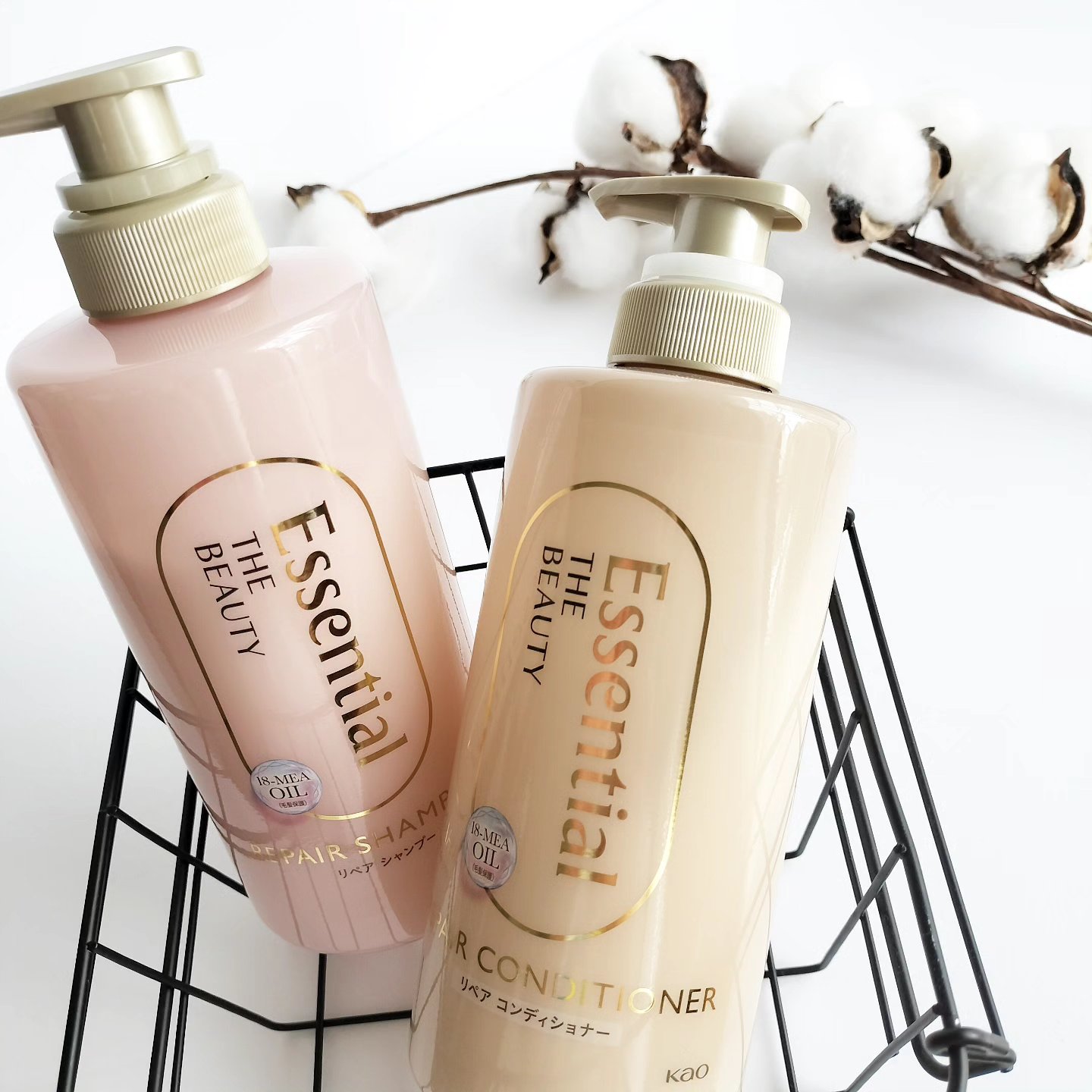 ザビューティ リペアシャンプー・コンディショナー/エッセンシャル/市販シャンプーを使ったクチコミ（1枚目）