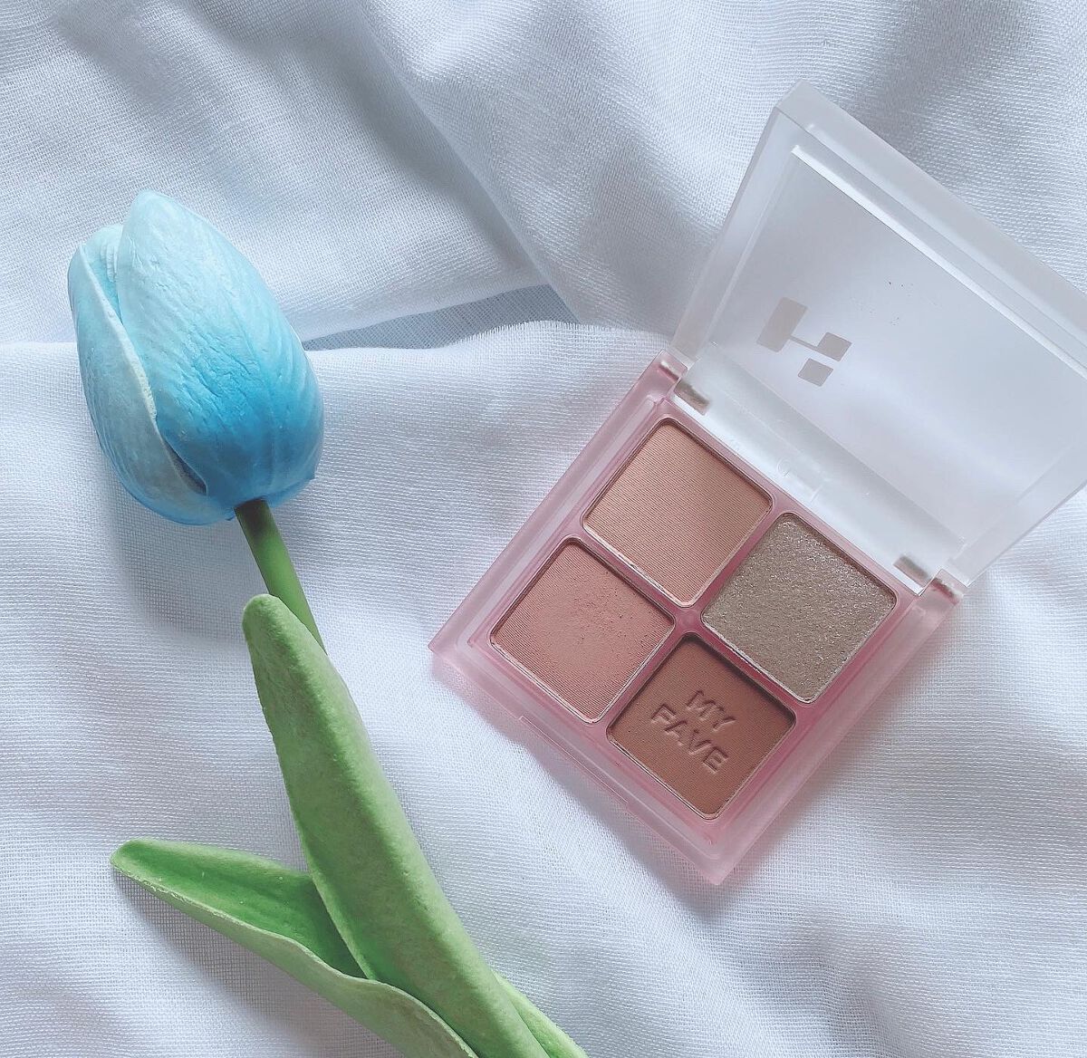 ホリカホリカ マイフェイブシャドウパレット(4カラー)/HOLIKA HOLIKA/アイシャドウパレットを使ったクチコミ(1枚目)