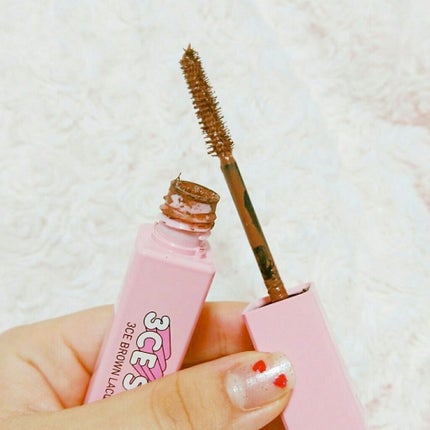 BROWN LACQUER MASCARA/3CE/マスカラを使ったクチコミ(2枚目)