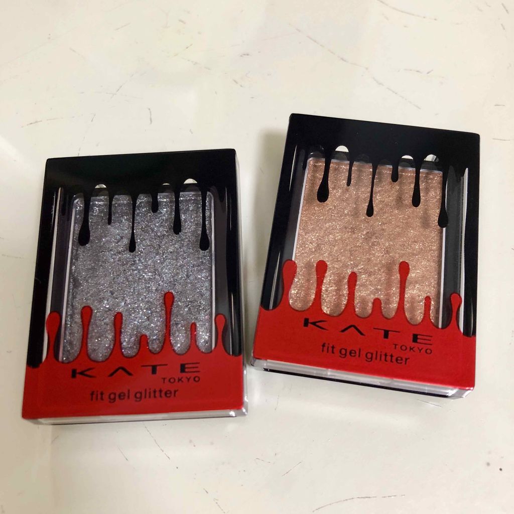 フィットジェルグリッター/KATE/ジェル・クリームアイシャドウを使ったクチコミ（1枚目）