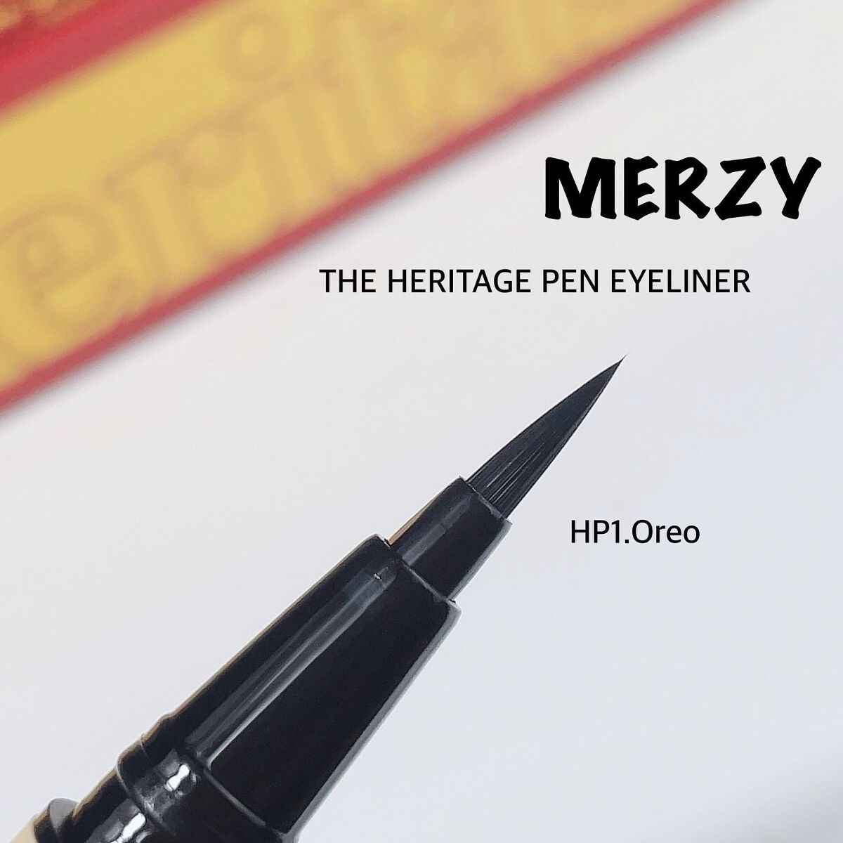 THE HERITAGE PEN EYELINER/MERZY/リキッドアイライナーを使ったクチコミ（2枚目）