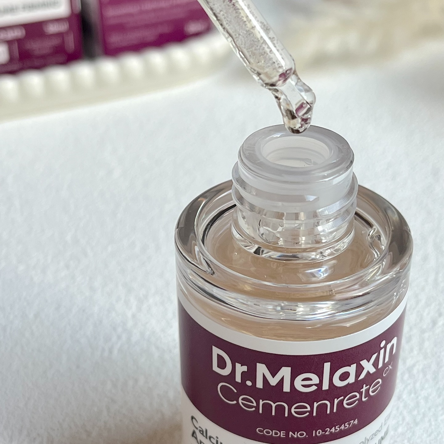 Cemenrete Calcium Intense Cream/Dr.Melaxin/フェイスクリームを使ったクチコミ（3枚目）