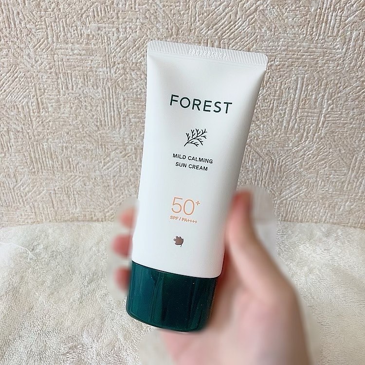 フォレスト マイルドカーミングサンクリーム/FoRest by Greenfinger/日焼け止めクリームを使ったクチコミ（1枚目）