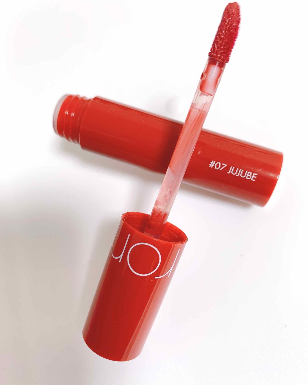 ジューシーラスティングティント/rom&nd/リップティントを使ったクチコミ(2枚目)