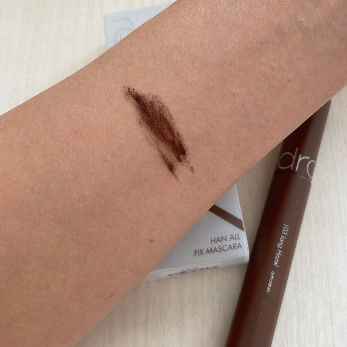 ハンオールフィックスマスカラ/rom&nd/マスカラを使ったクチコミ(2枚目)