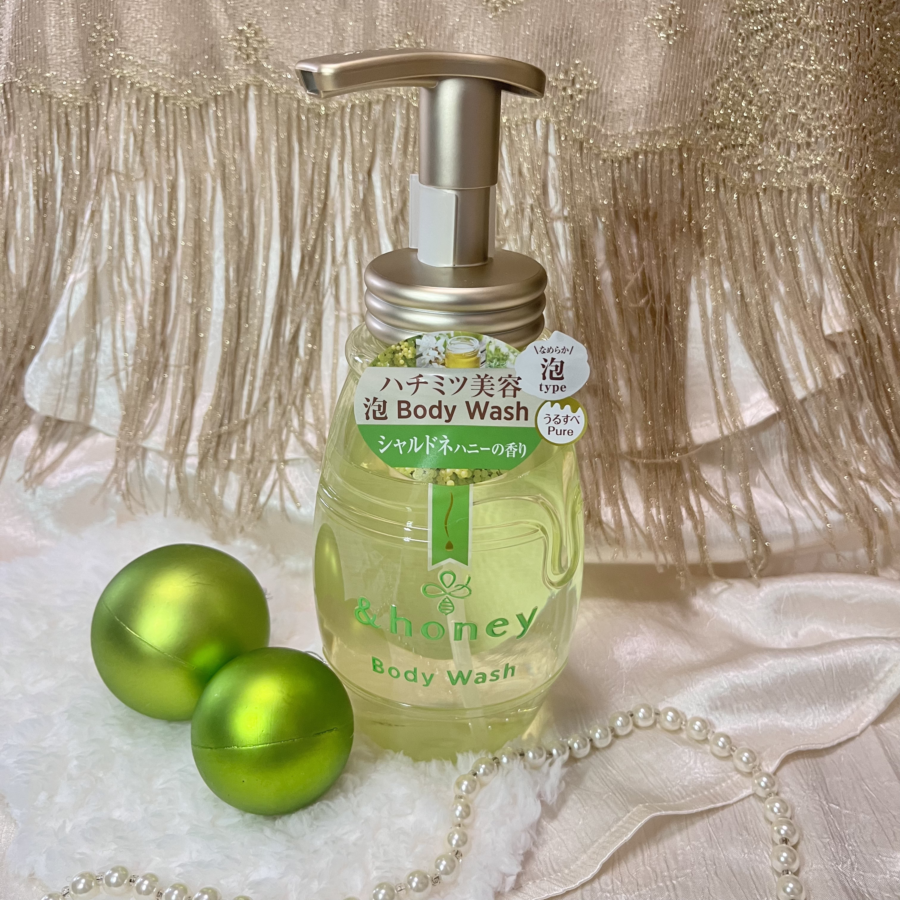 ピュアモイスト 泡ボディウォッシュ/&honey/ボディソープを使ったクチコミ（1枚目）
