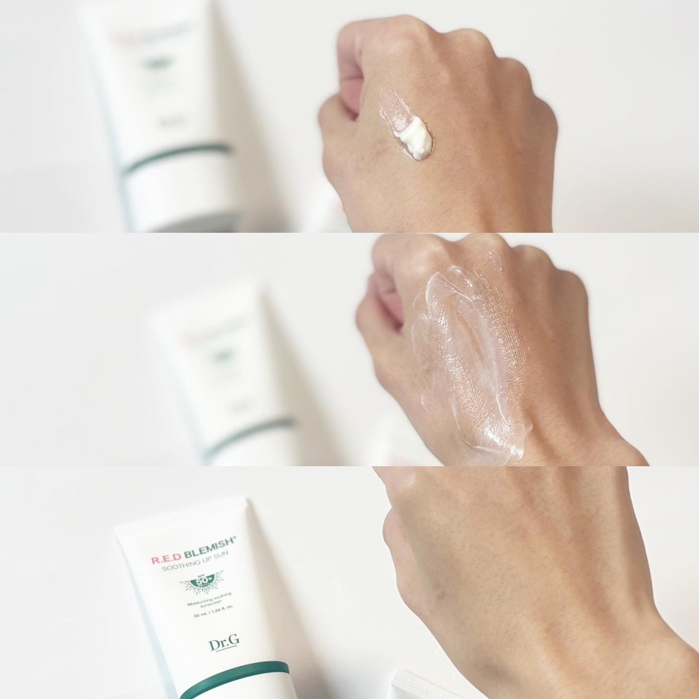 グリーンマイルドアップサンプラス/Dr.G/日焼け止めクリームを使ったクチコミ(5枚目)